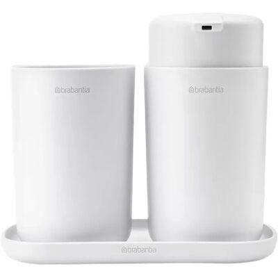 Brabantia Ensemble De Salle De Bain 280382 White One Size - Publicité Brabantia Ensemble De Salle De Bain 280382 White One Size - Publicité