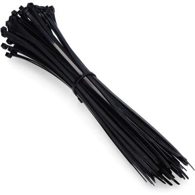Edm Cravates 450x8 Mm 100 Unités Black One Size - Publicité Edm Cravates 450x8 Mm 100 Unités Black One Size - Publicité