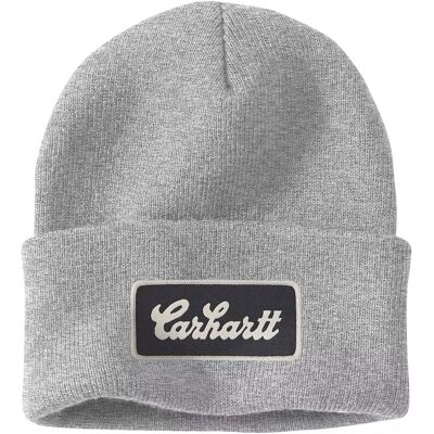 Carhartt Bonnet Knit Cuffed Heather Grey One Size - Publicité Carhartt Bonnet Knit Cuffed Heather Grey One Size - Publicité