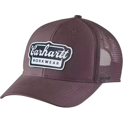 Carhartt Casquette Twill Mesh-back Dark Sepia One Size - Publicité Carhartt Casquette Twill Mesh-back Dark Sepia One Size - Publicité