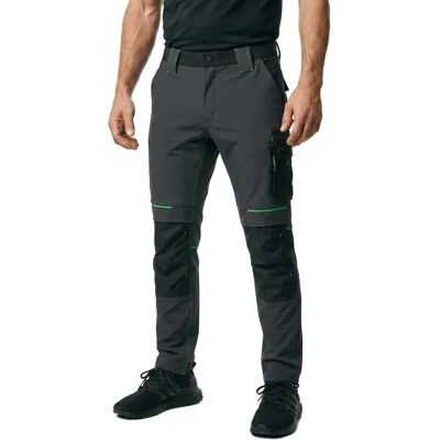 U-power Pantalon De Travail Atom Asphalt Grey / Green 2XL - Publicité U-power Pantalon De Travail Atom Asphalt Grey / Green 2XL - Publicité