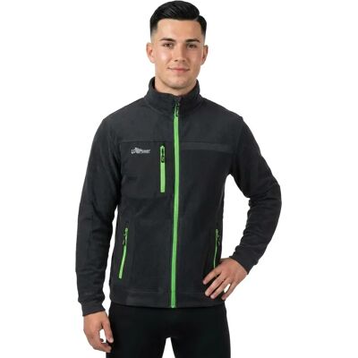 U-power Sweat-shirt à Zip Venus Asphalt Grey / Green M - Publicité U-power Sweat-shirt à Zip Venus Asphalt Grey / Green M - Publicité