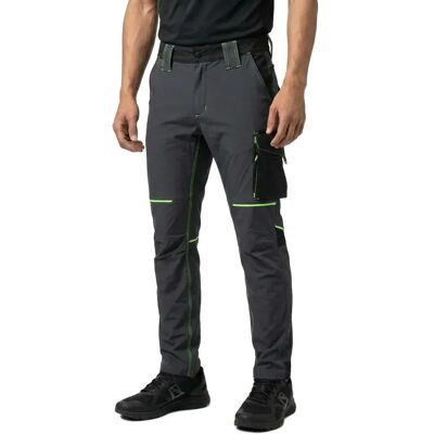 U-power Pantalon De Travail World Asphalt Grey / Green S - Publicité U-power Pantalon De Travail World Asphalt Grey / Green S - Publicité