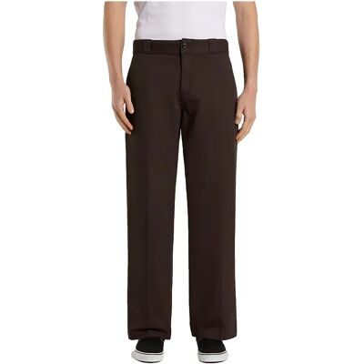 Dickies Pantalon De Travail 247 Loose Dark Brown 32 - Publicité Dickies Pantalon De Travail 247 Loose Dark Brown 32 - Publicité