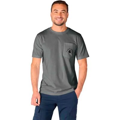 Carhartt T-shirt à Manches Courtes Irvine Work Weathered Ash Heather M - Publicité Carhartt T-shirt à Manches Courtes Irvine Work Weathered Ash Heather M - Publicité