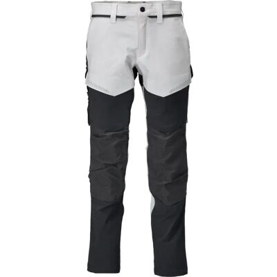 Pantalons de travail MASCOT Ultimate Stretch avec poches pour genouillères - Blanc/gris - 82cm - Publicité Pantalons de travail MASCOT Ultimate Stretch avec poches pour genouillères - Blanc/gris - 82cm - Publicité