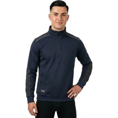 U-power Sweat à Demi-zip Cushy Deep Blue 2XL - Publicité U-power Sweat à Demi-zip Cushy Deep Blue 2XL - Publicité