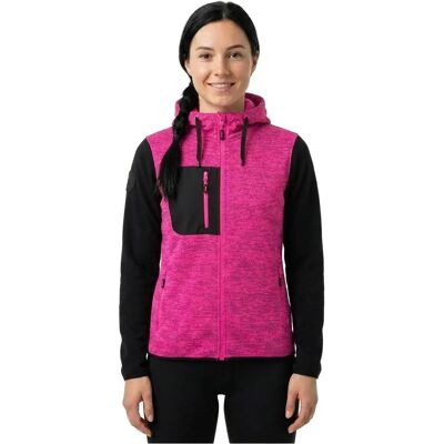 U-power Sweat-shirt à Zip Rainbow Lady Black / Fucsia S - Publicité U-power Sweat-shirt à Zip Rainbow Lady Black / Fucsia S - Publicité