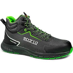 Sparco Chaussures De Sécurité Traction Black / Green EU 41 - Publicité Sparco Chaussures De Sécurité Traction Black / Green EU 41 - Publicité