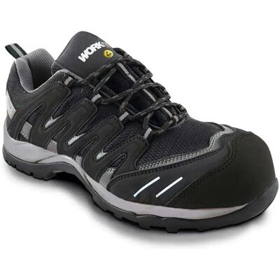 Workfit Chaussures De Sécurité Trail Esd Black EU 35 - Publicité Workfit Chaussures De Sécurité Trail Esd Black EU 35 - Publicité