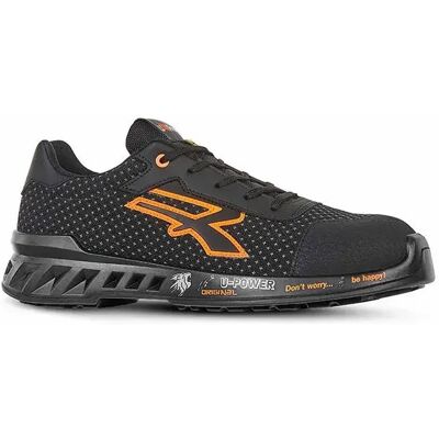 U-power Chaussures De Sécurité Peter Black / Orange EU 41 - Publicité U-power Chaussures De Sécurité Peter Black / Orange EU 41 - Publicité