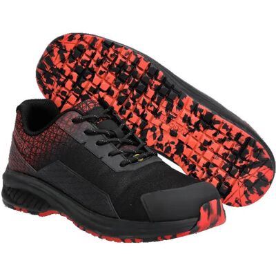 Mascot Chaussures De Sécurité Larges Black / Red / Black EU 45 - Publicité Mascot Chaussures De Sécurité Larges Black / Red / Black EU 45 - Publicité