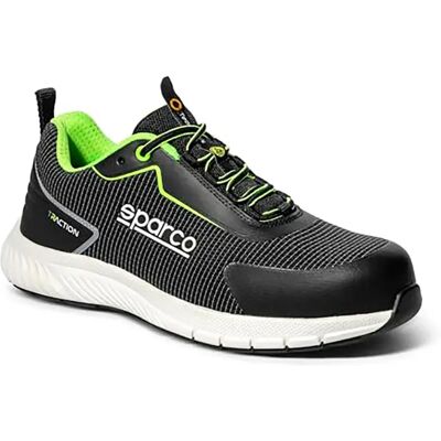Sparco Chaussures De Sécurité Traction Yuki Black / White / Green EU 45 - Publicité Sparco Chaussures De Sécurité Traction Yuki Black / White / Green EU 45 - Publicité