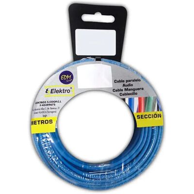 Câble flexible bleu EDM 25m - Câble - Publicité Câble flexible bleu EDM 25m - Câble - Publicité