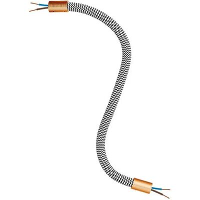 Cables Câble De Tuyau Creative Flex Rz04 30 Cm Satin Copper / Black White 30 cm - Publicité Cables Câble De Tuyau Creative Flex Rz04 30 Cm Satin Copper / Black White 30 cm - Publicité