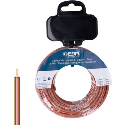 Edm Rouleau De Câble Flexible H07z1-k 6.00 Mm 20 M Brown One Size - Publicité Edm Rouleau De Câble Flexible H07z1-k 6.00 Mm 20 M Brown One Size - Publicité