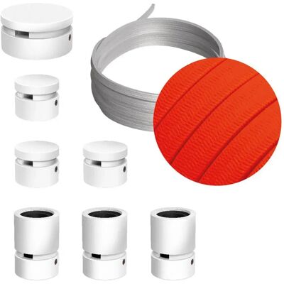 Creative Cables Kit D´éclairage Linear Filé System Cf15 5 M 7 Unités White / Neon Orange One Size - Publicité Creative Cables Kit D´éclairage Linear Filé System Cf15 5 M 7 Unités White / Neon Orange One Size - Publicité