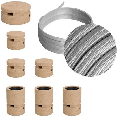 Creative Cables Kit D´éclairage Linear Filé System Cm02 5 M 7 Unités Brown / Silver One Size - Publicité Creative Cables Kit D´éclairage Linear Filé System Cm02 5 M 7 Unités Brown / Silver One Size - Publicité