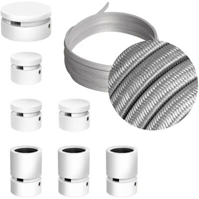 Creative Cables Kit D´éclairage Linear Filé System Cm02 5 M 7 Unités White / Silver One Size - Publicité Creative Cables Kit D´éclairage Linear Filé System Cm02 5 M 7 Unités White / Silver One Size - Publicité