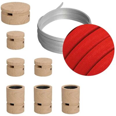 Creative Cables Kit D´éclairage Linear Filé System Cm09 5 M 7 Unités Brown / Red One Size - Publicité Creative Cables Kit D´éclairage Linear Filé System Cm09 5 M 7 Unités Brown / Red One Size - Publicité
