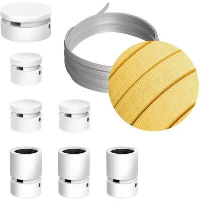 Creative Cables Kit D´éclairage Linear Filé System Cm10 5 M 7 Unités White / Yellow One Size - Publicité Creative Cables Kit D´éclairage Linear Filé System Cm10 5 M 7 Unités White / Yellow One Size - Publicité