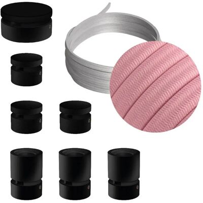 Creative Cables Kit D´éclairage Linear Filé System Cm16 5 M 7 Unités Black / Pink One Size - Publicité Creative Cables Kit D´éclairage Linear Filé System Cm16 5 M 7 Unités Black / Pink One Size - Publicité