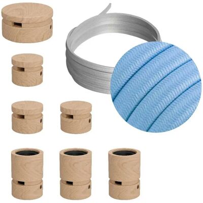 Creative Cables Kit D´éclairage Linear Filé System Cm17 5 M 7 Unités Brown / Light Blue One Size - Publicité Creative Cables Kit D´éclairage Linear Filé System Cm17 5 M 7 Unités Brown / Light Blue One Size - Publicité