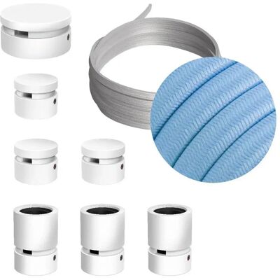 Creative Cables Kit D´éclairage Linear Filé System Cm17 5 M 7 Unités White / Light Blue One Size - Publicité Creative Cables Kit D´éclairage Linear Filé System Cm17 5 M 7 Unités White / Light Blue One Size - Publicité
