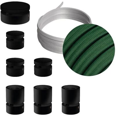 Creative Cables Kit D´éclairage Linear Filé System Cm21 5 M 7 Unités Black / Dark Green One Size - Publicité Creative Cables Kit D´éclairage Linear Filé System Cm21 5 M 7 Unités Black / Dark Green One Size - Publicité