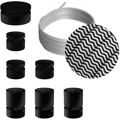 Creative Cables Kit D´éclairage Linear Filé System Cz04 5 M 7 Unités Black / White One Size - Publicité Creative Cables Kit D´éclairage Linear Filé System Cz04 5 M 7 Unités Black / White One Size - Publicité