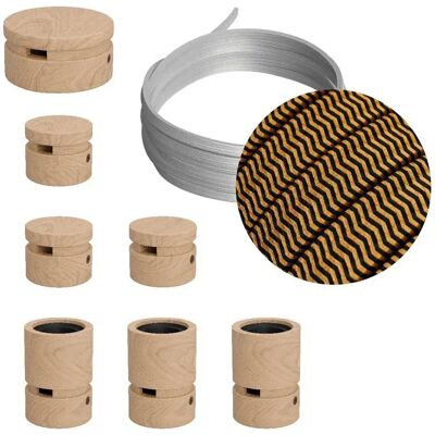 Creative Cables Kit D´éclairage Linear Filé System Cz22 5 M 7 Unités Brown / Black One Size - Publicité Creative Cables Kit D´éclairage Linear Filé System Cz22 5 M 7 Unités Brown / Black One Size - Publicité