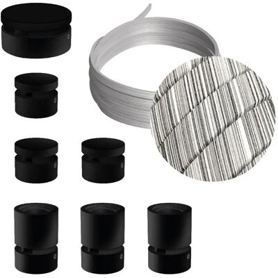Creative Cables Kit D´éclairage Linear Filé System Ecc37 5 M 7 Unités Black / White One Size - Publicité Creative Cables Kit D´éclairage Linear Filé System Ecc37 5 M 7 Unités Black / White One Size - Publicité
