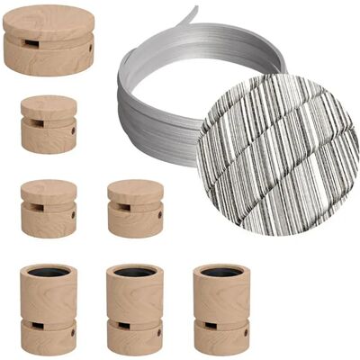 Creative Cables Kit D´éclairage Linear Filé System Ecc37 5 M 7 Unités Brown / Black / White One Size - Publicité Creative Cables Kit D´éclairage Linear Filé System Ecc37 5 M 7 Unités Brown / Black / White One Size - Publicité