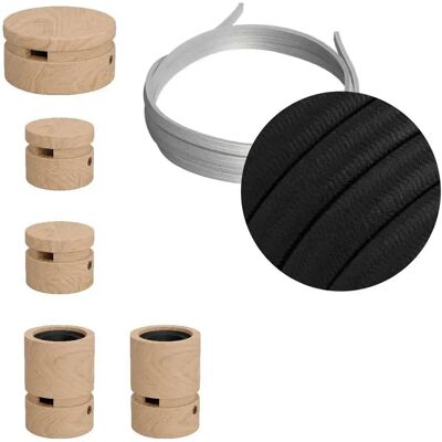Creative Cables Kit D´éclairage Wiggle Filé System Cm04 5 M 5 Unités Brown / Black One Size - Publicité Creative Cables Kit D´éclairage Wiggle Filé System Cm04 5 M 5 Unités Brown / Black One Size - Publicité