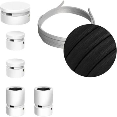 Creative Cables Kit D´éclairage Wiggle Filé System Cm04 5 M 5 Unités White / Black One Size - Publicité Creative Cables Kit D´éclairage Wiggle Filé System Cm04 5 M 5 Unités White / Black One Size - Publicité