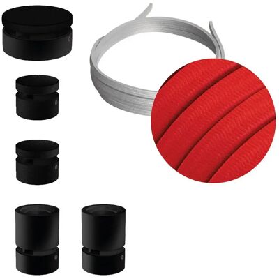 Creative Cables Kit D´éclairage Wiggle Filé System Cm09 5 M 5 Unités Black / Red One Size - Publicité Creative Cables Kit D´éclairage Wiggle Filé System Cm09 5 M 5 Unités Black / Red One Size - Publicité