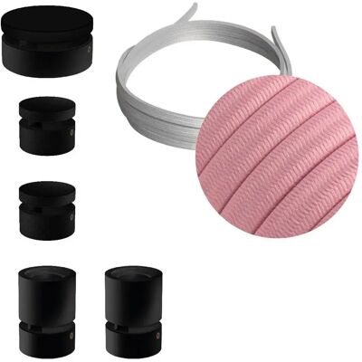 Creative Cables Kit D´éclairage Wiggle Filé System Cm16 5 M 5 Unités Black / Pink One Size - Publicité Creative Cables Kit D´éclairage Wiggle Filé System Cm16 5 M 5 Unités Black / Pink One Size - Publicité