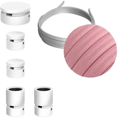 Creative Cables Kit D´éclairage Wiggle Filé System Cm16 5 M 5 Unités White / Pink One Size - Publicité Creative Cables Kit D´éclairage Wiggle Filé System Cm16 5 M 5 Unités White / Pink One Size - Publicité