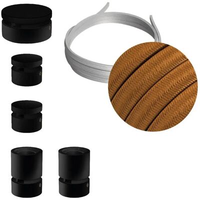 Creative Cables Kit D´éclairage Wiggle Filé System Cm22 5 M 5 Unités Black / Brown One Size - Publicité Creative Cables Kit D´éclairage Wiggle Filé System Cm22 5 M 5 Unités Black / Brown One Size - Publicité
