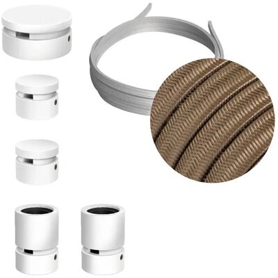 Creative Cables Kit D´éclairage Wiggle Filé System Cm27 5 M 5 Unités White / Cipria One Size - Publicité Creative Cables Kit D´éclairage Wiggle Filé System Cm27 5 M 5 Unités White / Cipria One Size - Publicité