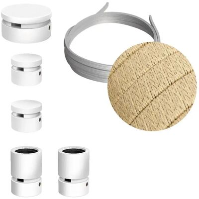 Creative Cables Kit D´éclairage Wiggle Filé System Cn06 5 M 5 Unités White / Beige One Size - Publicité Creative Cables Kit D´éclairage Wiggle Filé System Cn06 5 M 5 Unités White / Beige One Size - Publicité