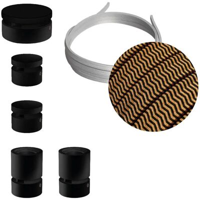 Creative Cables Kit D´éclairage Wiggle Filé System Cz22 5 M 5 Unités Black / Brown One Size - Publicité Creative Cables Kit D´éclairage Wiggle Filé System Cz22 5 M 5 Unités Black / Brown One Size - Publicité