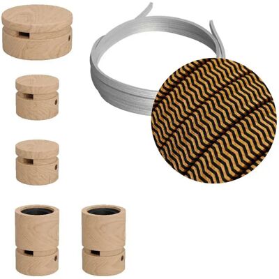 Creative Cables Kit D´éclairage Wiggle Filé System Cz22 5 M 5 Unités Brown / Black One Size - Publicité Creative Cables Kit D´éclairage Wiggle Filé System Cz22 5 M 5 Unités Brown / Black One Size - Publicité