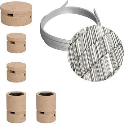 Creative Cables Kit D´éclairage Wiggle Filé System Ecc37 5 M 5 Unités Brown / Black / White One Size - Publicité Creative Cables Kit D´éclairage Wiggle Filé System Ecc37 5 M 5 Unités Brown / Black / White One Size - Publicité