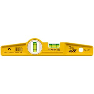 Stabila Niveau à Bulle Torpille 81 S Rem Avec étui Ceinture 25cm Yellow One Size - Publicité Stabila Niveau à Bulle Torpille 81 S Rem Avec étui Ceinture 25cm Yellow One Size - Publicité