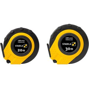 Stabila Mètre Ruban Lbm 2000 Fibreglass 20m Yellow / Black One Size - Publicité Stabila Mètre Ruban Lbm 2000 Fibreglass 20m Yellow / Black One Size - Publicité