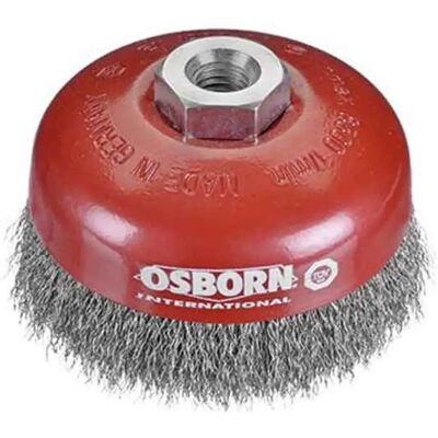 Brosse en fil de acier inoxydable Osborn - Traitement de surface - Publicité Brosse en fil de acier inoxydable Osborn - Traitement de surface - Publicité