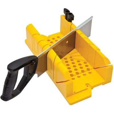 Stanley Boîte à Onglets Avec Scie 20600 Yellow One Size - Publicité Stanley Boîte à Onglets Avec Scie 20600 Yellow One Size - Publicité