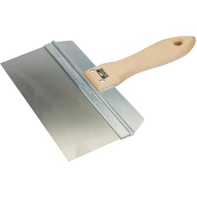 Bahco - 350mm - Lame en acier inoxydable - Manche en bois - Spatule à plâtre - Publicité Bahco - 350mm - Lame en acier inoxydable - Manche en bois - Spatule à plâtre - Publicité