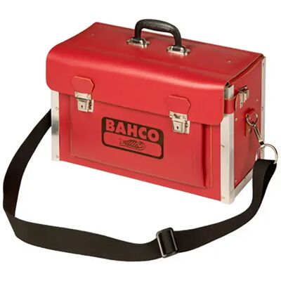 Bahco - Sac en cuir pour électricien - Ouverture frontale - Boîte à outils - Publicité Bahco - Sac en cuir pour électricien - Ouverture frontale - Boîte à outils - Publicité